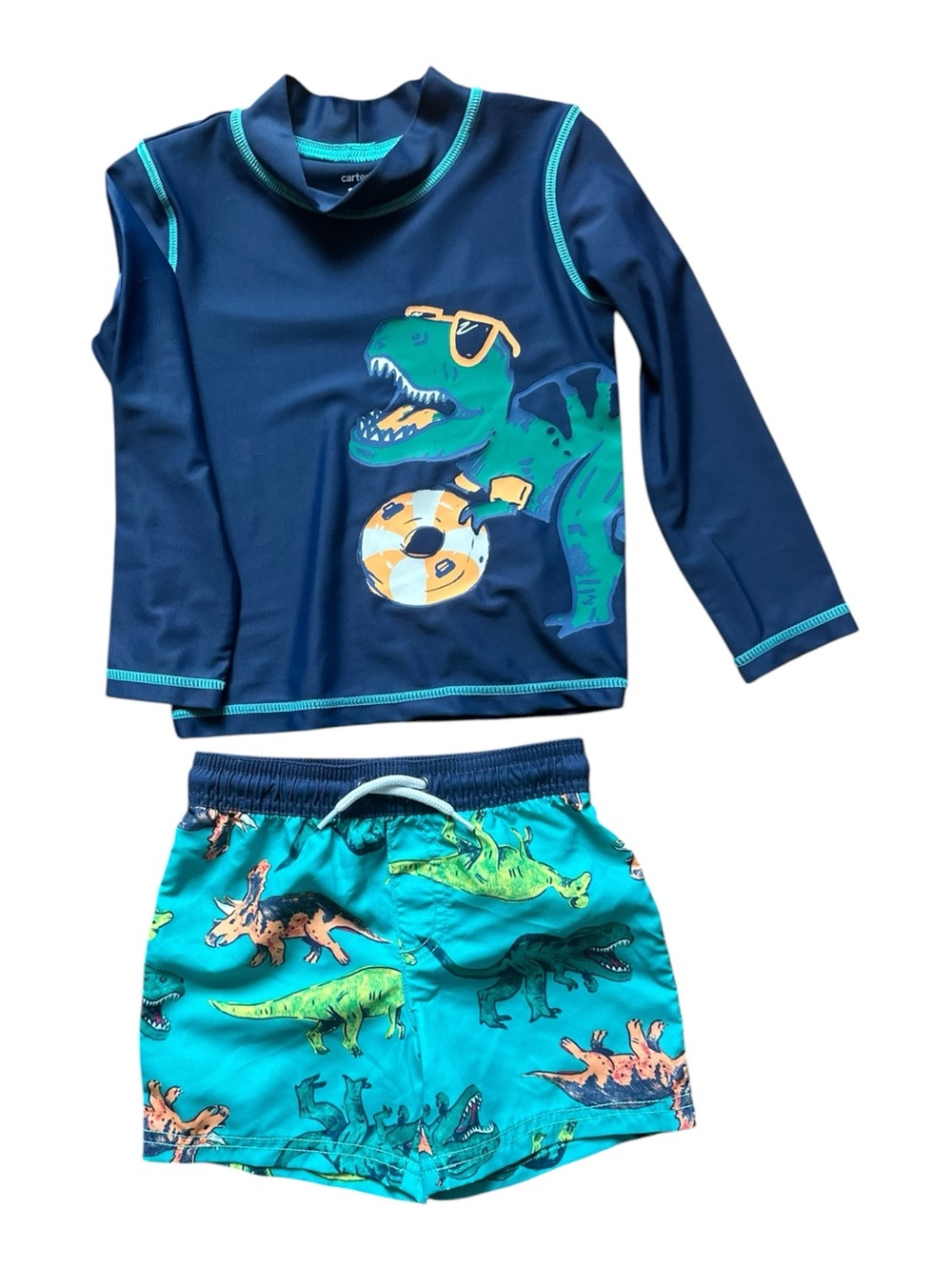Carter’s Baby Boys 2-Piece Rashguard Swim Set | Size 24M